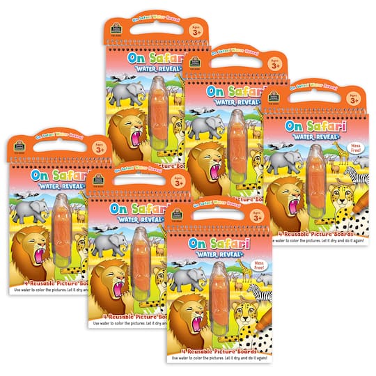Teacher Created Resources On Safari Water Reveal Book Set, 6ct.